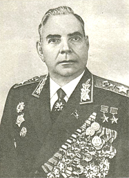 Главнокомандующий РВСН Маршал Советского Союза Н. И. Крылов